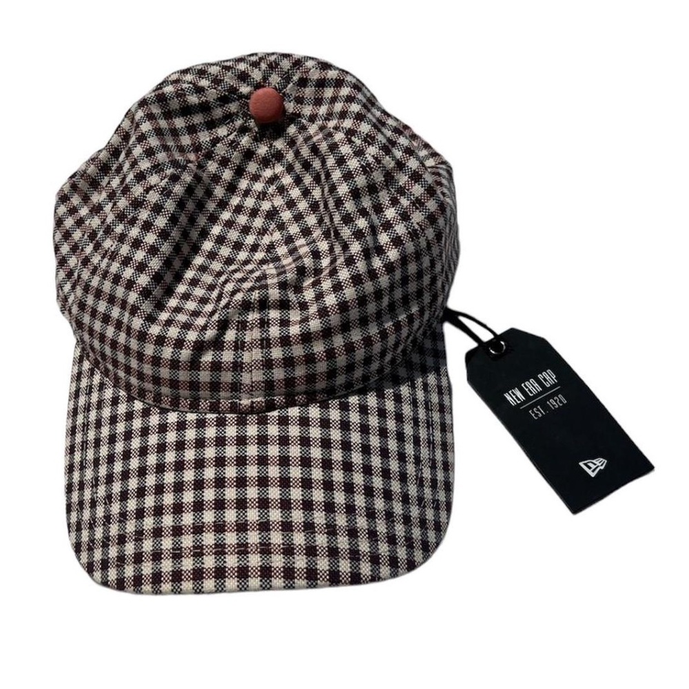 Tan/gingham 9TWENTY hat